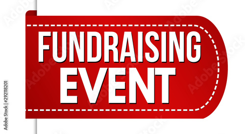 Fundraising event banner design