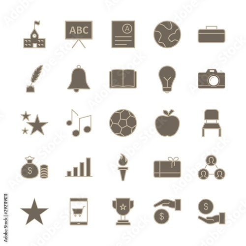  25 decent icon sheet of universal