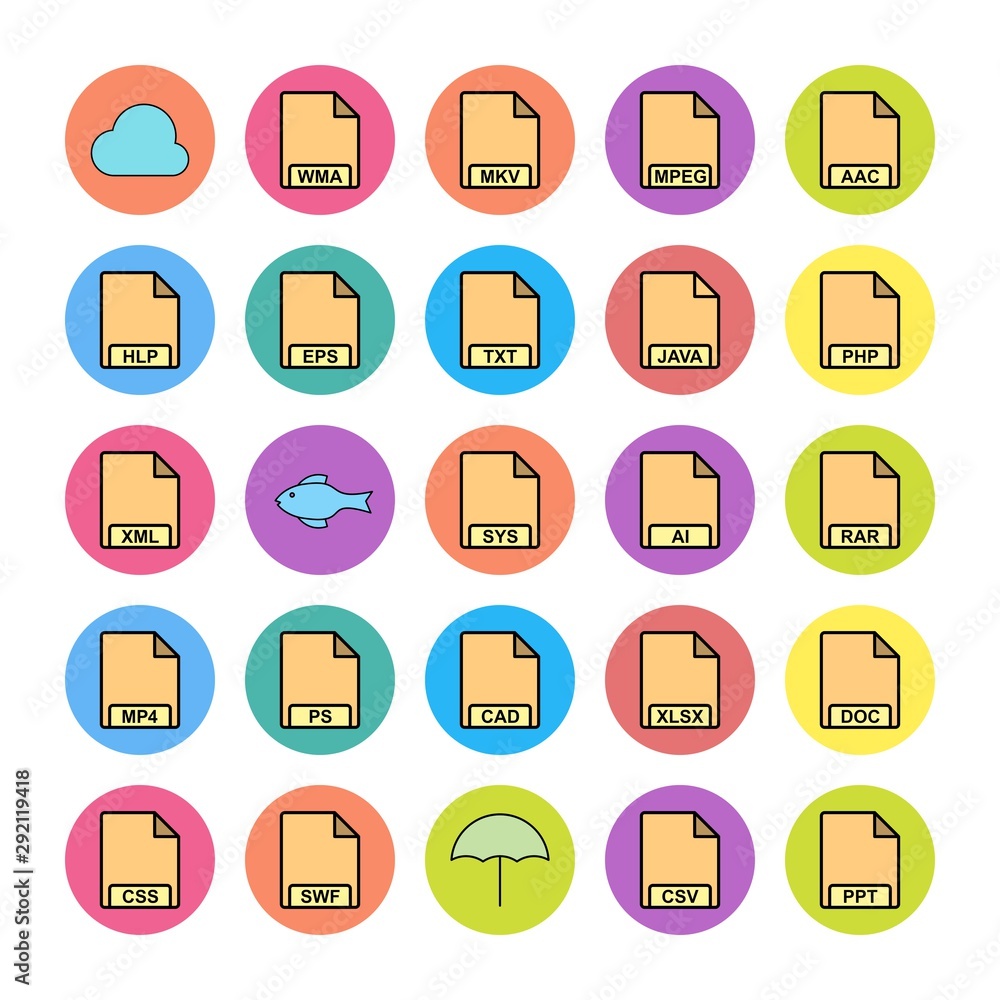 25 Universal icon sheet for your project 25 Universal icon sheet for your project