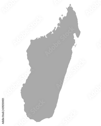 Karte von Madagaskar