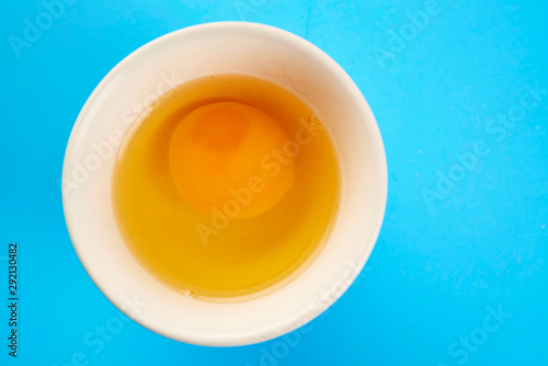 egg on a plate