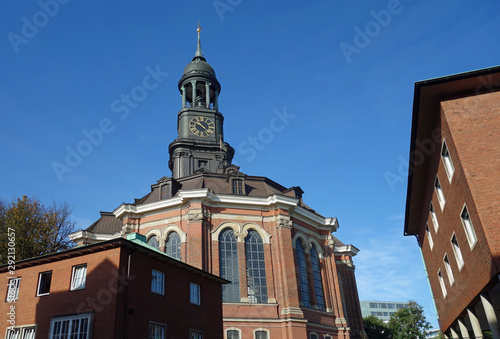 sankt michaelis kirche in hamburg photo