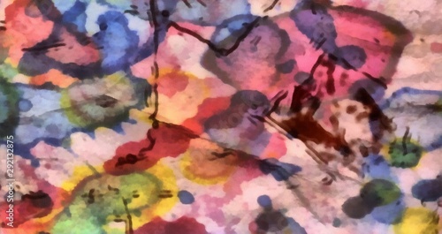 Pretty colors watercolor texture background. Colorful splashes and acrylic elements