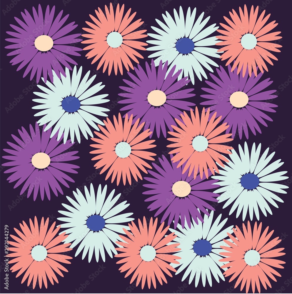 seamless pattern with flowers seamless pattern with flowers