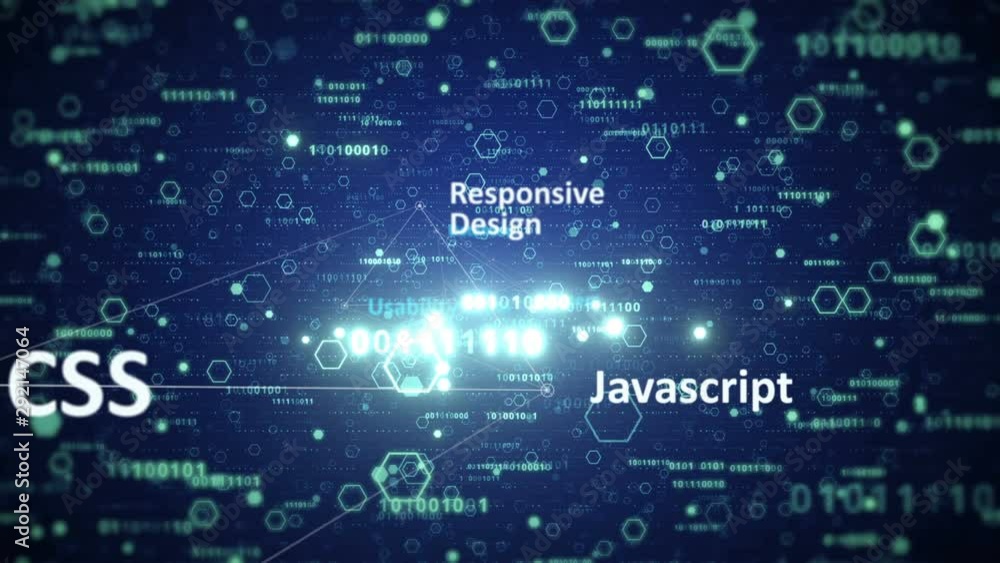 web development internet concept video