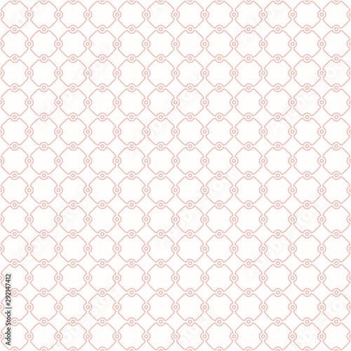 Seamless background for your designs. Modern pink ornament. Geometric abstract pattern