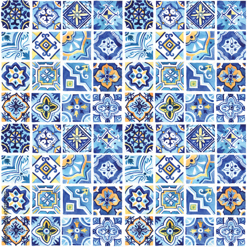 Mediterranean ceramics pattern