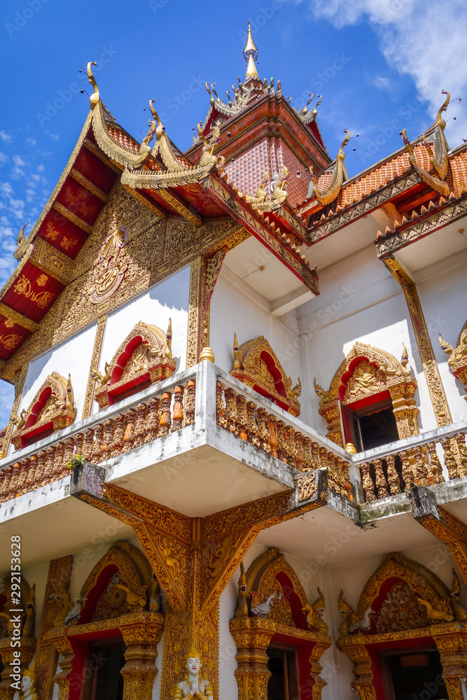 Obraz premium Wat Buppharam temple, Chiang Mai, Thailand