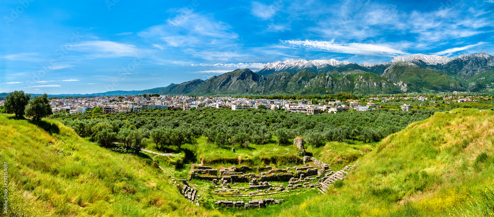 Obraz premium Ruins of Ancient Sparta in Greece