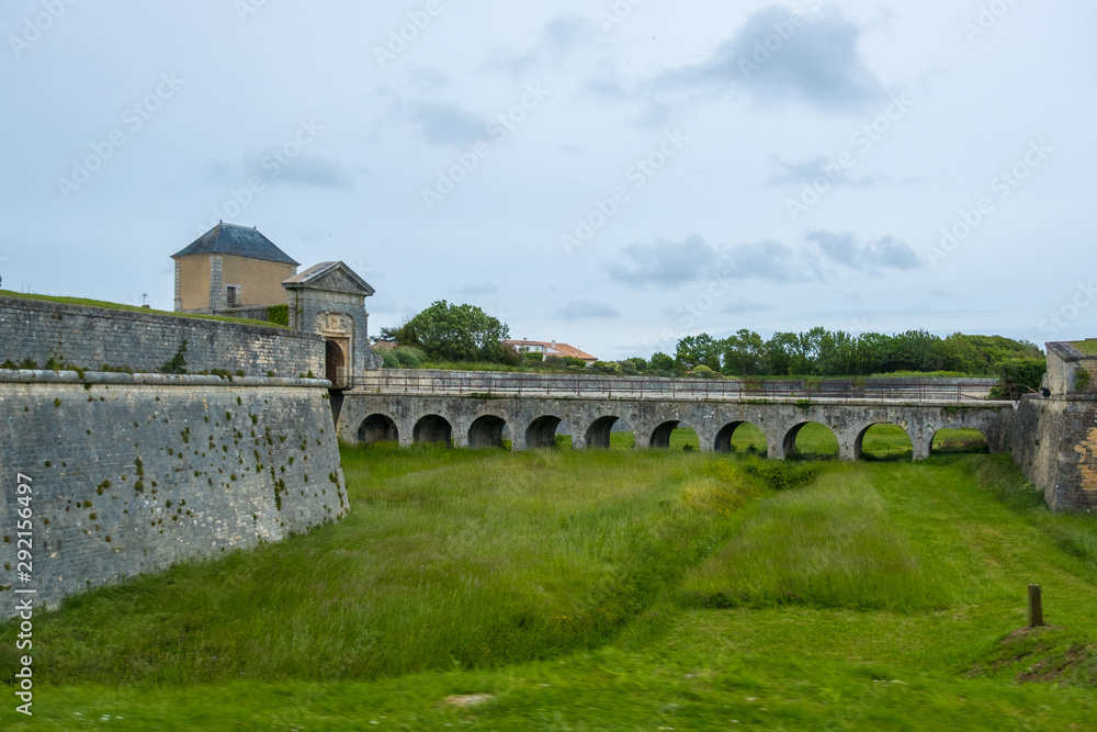 Fortifying Saint Martin de Re on Ile de Re island in France
