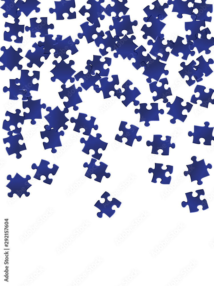 Game enigma jigsaw puzzle dark blue pieces vector Game enigma jigsaw puzzle dark blue pieces vector