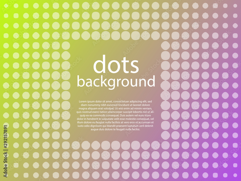 Dot background with text space