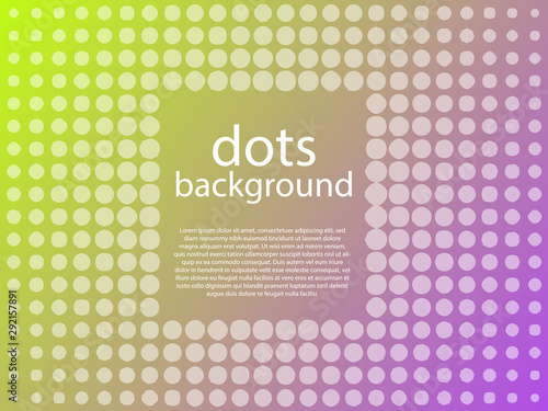 Dot background with text space