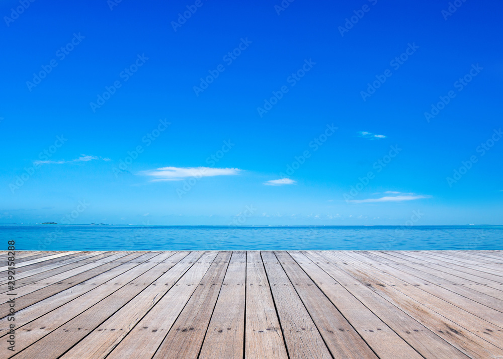 tropical beach in Maldives . blue sea tropical beach in Maldives . blue sea