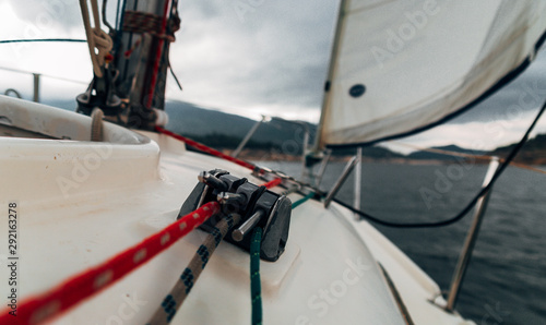winch on a yacht