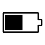 Battery Icon Vector flat design style