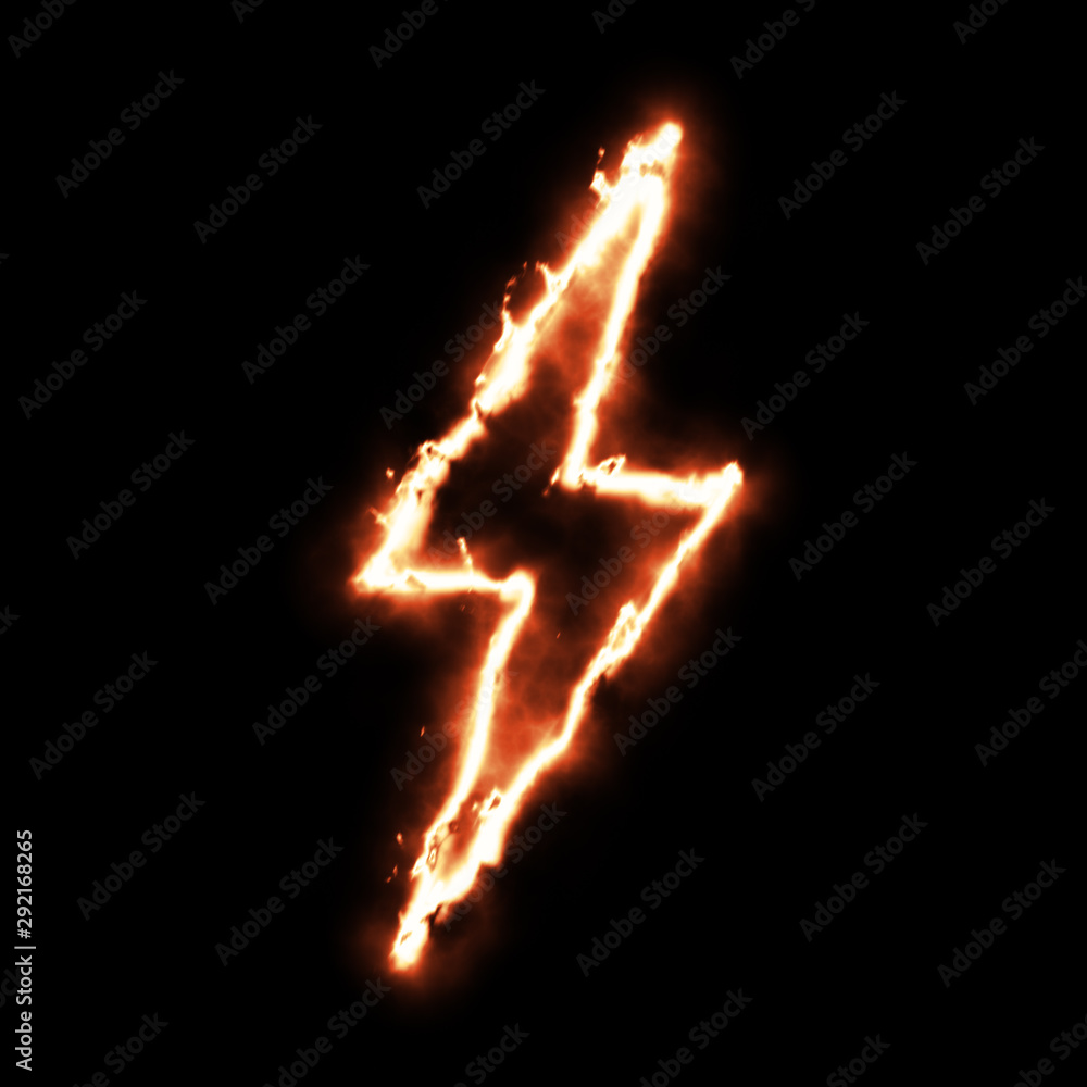 lightning bolt black background