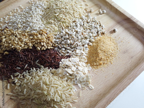 Dry grains that are ready to cook are good for health food.
