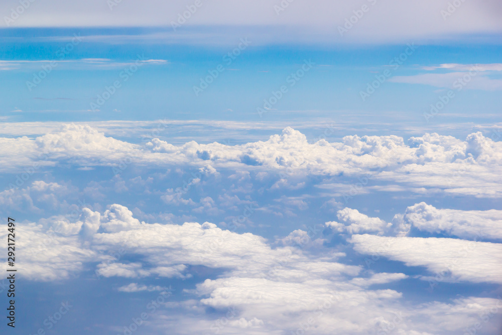 The beautiful blue sky and cloudy The beautiful blue sky and cloudy