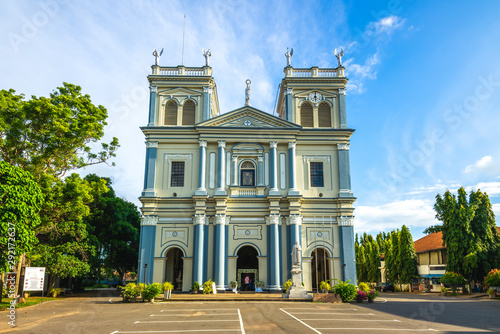 Vászonkép facade of negombo st mary church in sri lanka