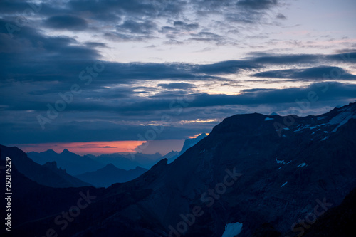 sunrise mood at Bl  mlisalph  tte SAC in the Bernese Alps