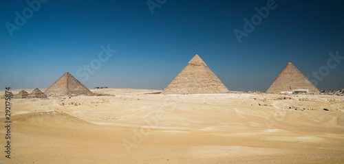 The Giza pyramid complex  Cairo  Egypt