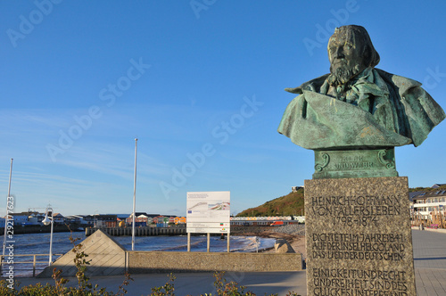 Hoffmann-von Fallersleben Denkmal Helgoland
