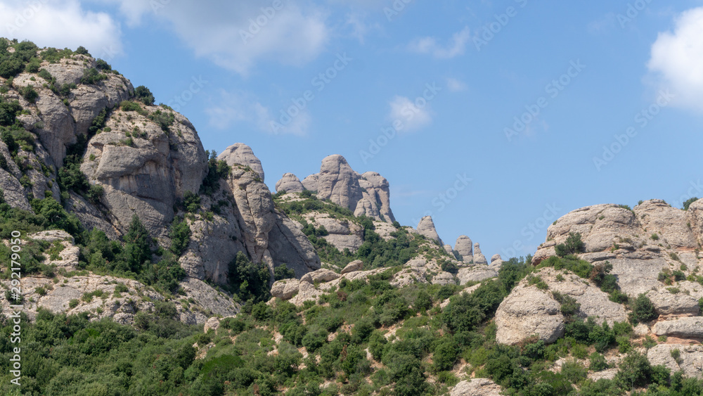 Montserrat Gebirge in Catalunya, Spanien Montserrat Gebirge in Catalunya, Spanien