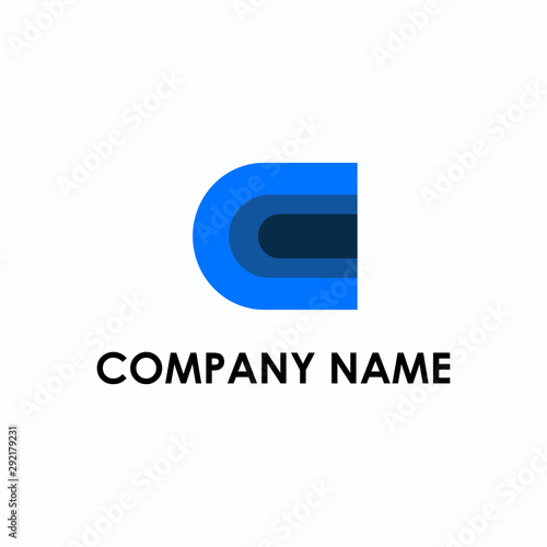 initial logo c business vector design 