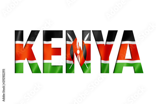 kenyan flag text font photo