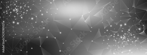 Abstract Data Flow. Gray Sc...