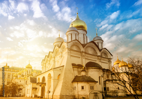 Cathedral of the Annunciation (Blagoveshchensky Sobor) and Cathedral of the Archangel in Moscow