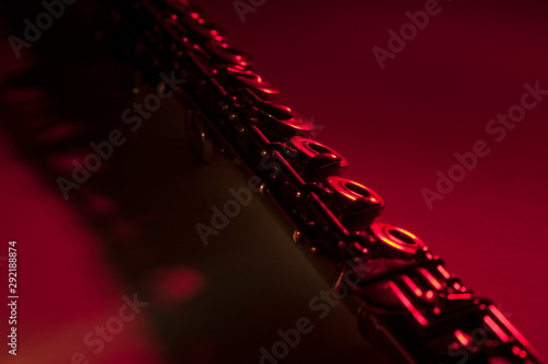 Flute studio photography colors