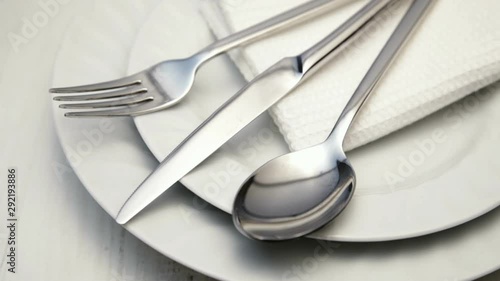 PLATES AND CUTLERY