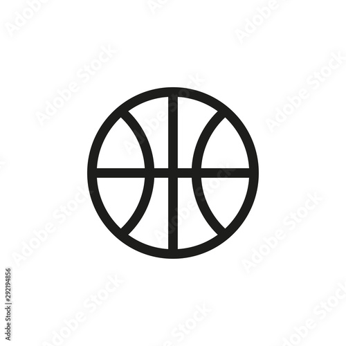Basketball bail icon. Sport symbol