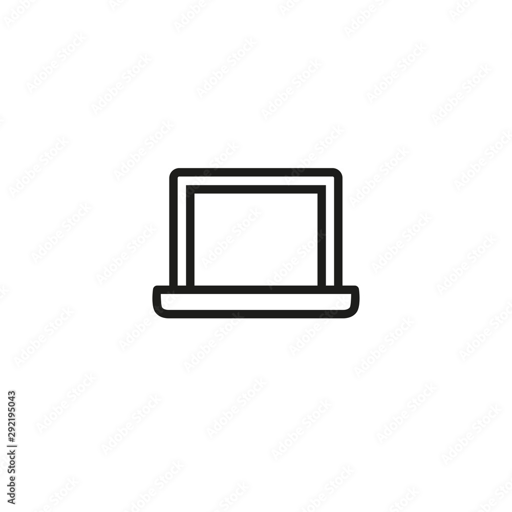 Computer icon. Monitor display screen symbol Computer icon. Monitor display screen symbol