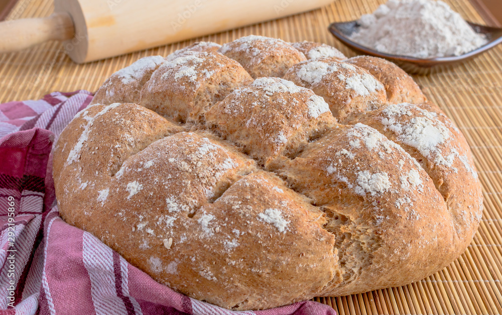 Naklejka premium fresh bread