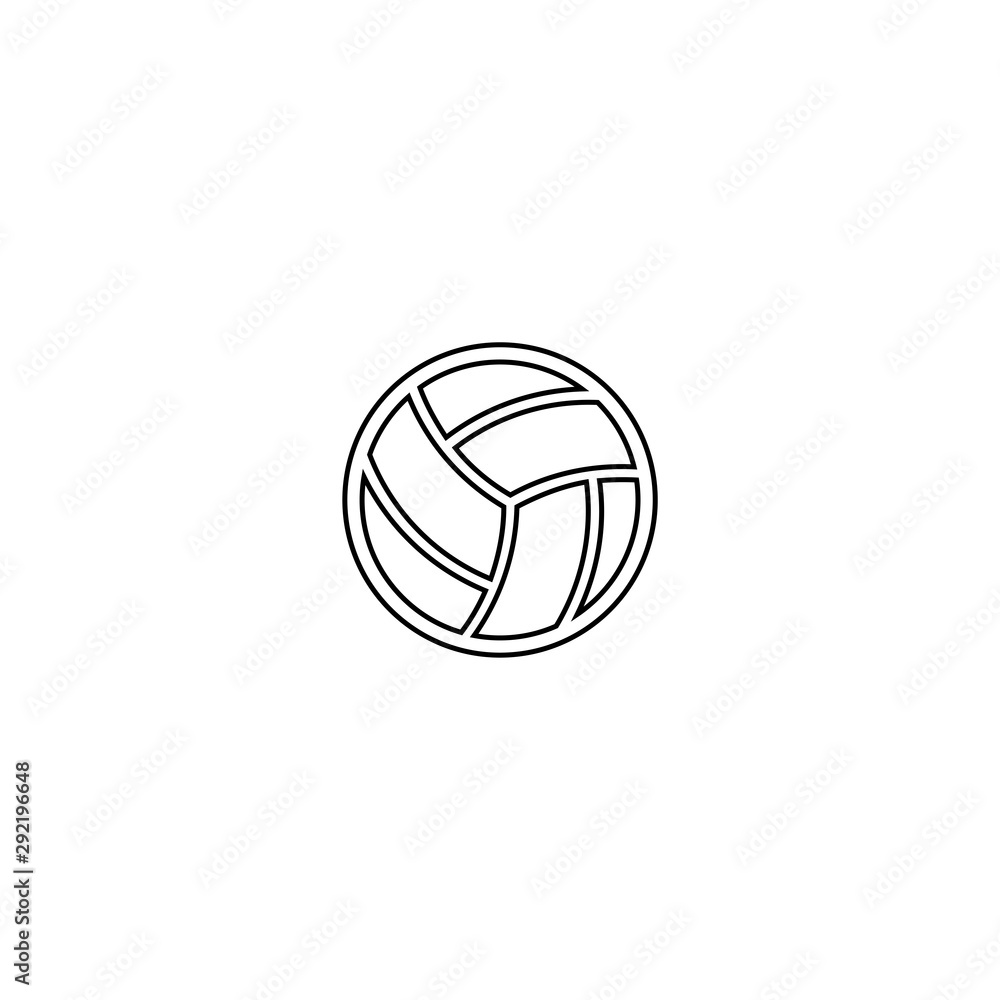 Volleyball ball icon. Sport symbol