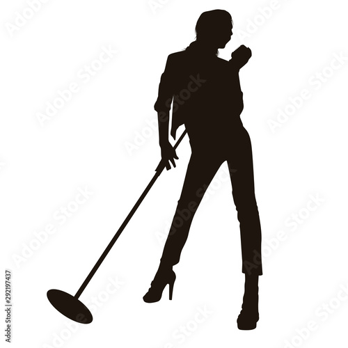 Singer Silhouette