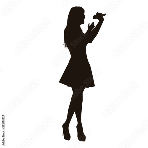 Singer Silhouette