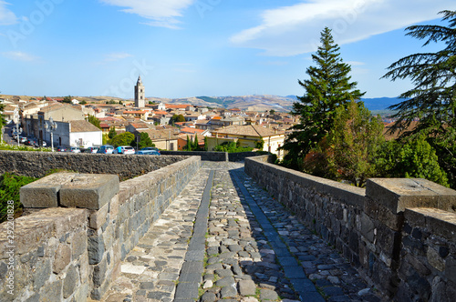 View of the old town of Melfi, in the Basilicata region (Italy).