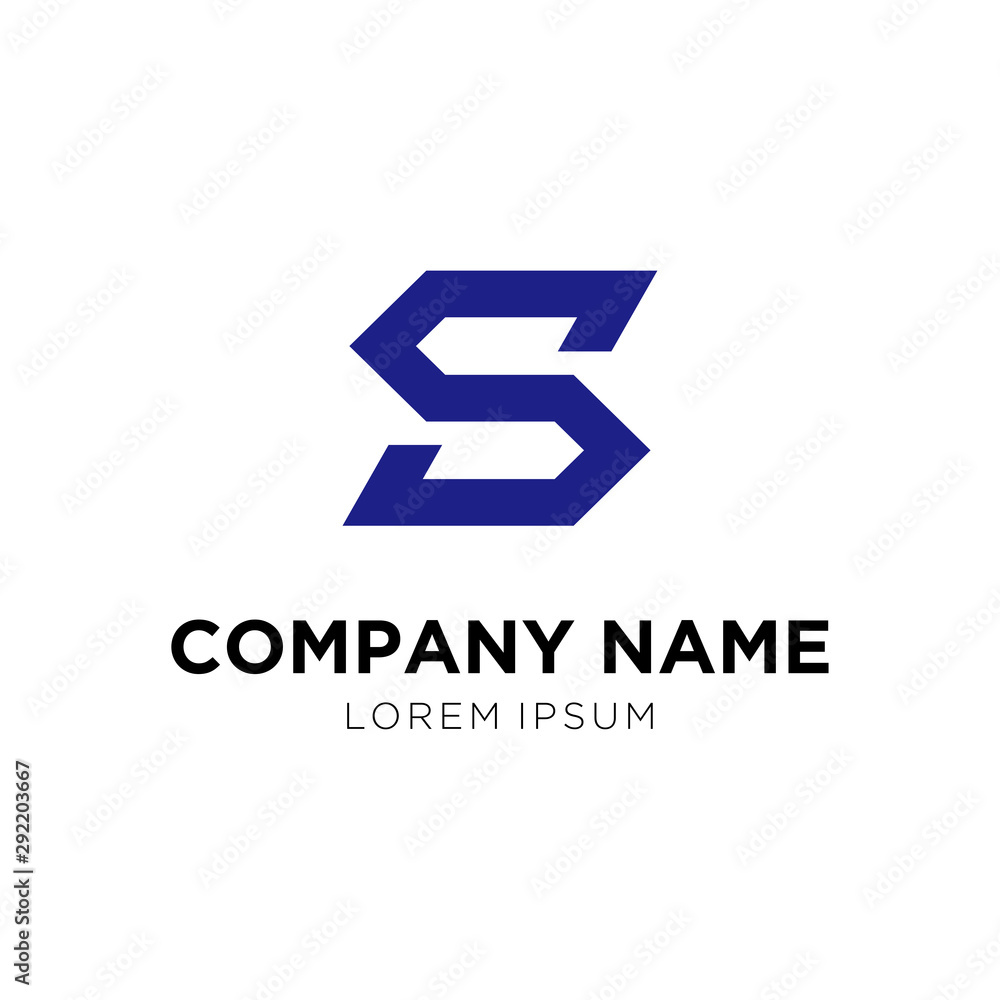 initial logo s business vector design initial logo s business vector design