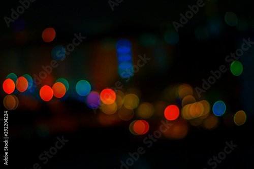 Abstract background with bokeh defocused lights and shadow © chayanit