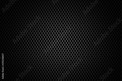 Black speaker grid, Illustration photo