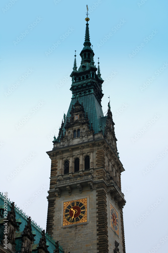 Town Hall in Hamburg, Germany.