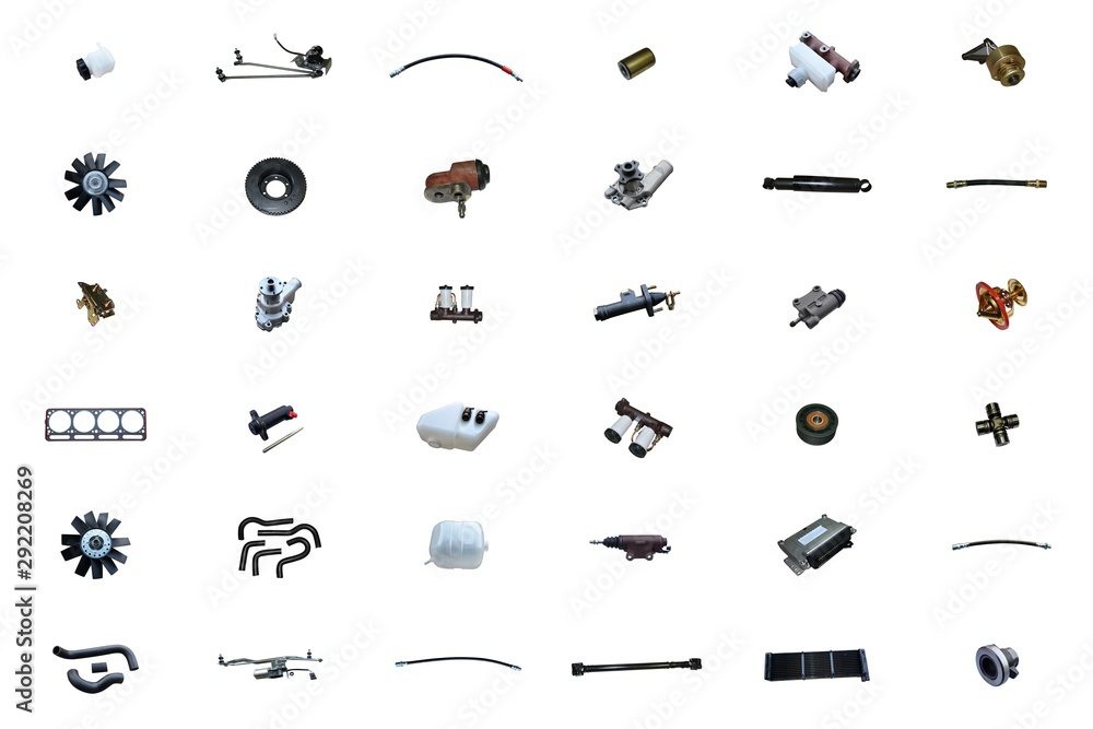 big collection of mechanical auto parts for maintenance and car repair big collection of mechanical auto parts for maintenance and car repair