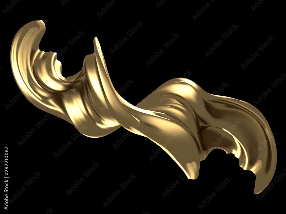 Golden beautiful fluid spash background Golden beautiful fluid spash background