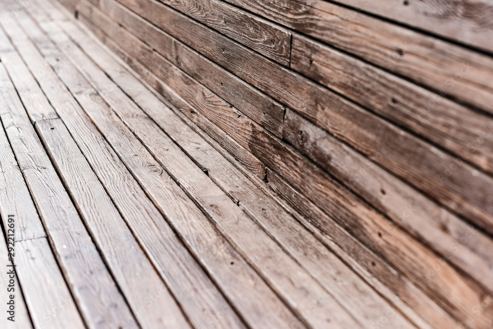 Brown background based on old wooden boards on floor or wall Brown background based on old wooden boards on floor or wall