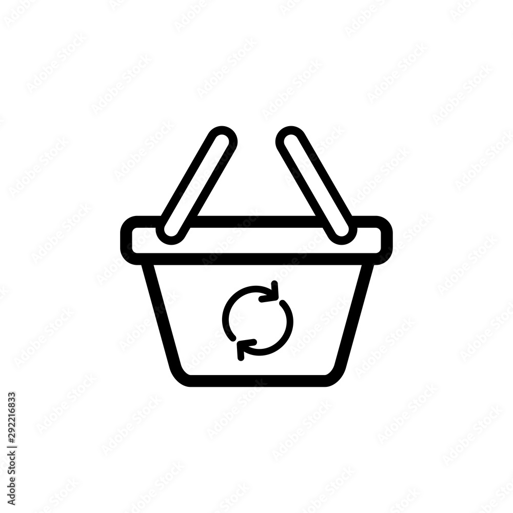 Shopping basket icon