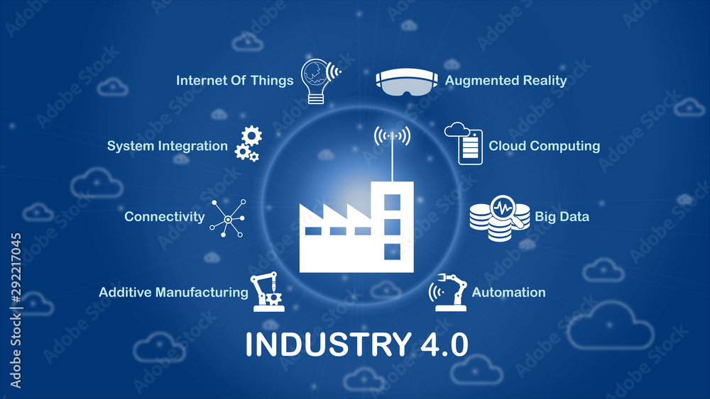 Industry 4.0 Stock Illustration Adobe Stock